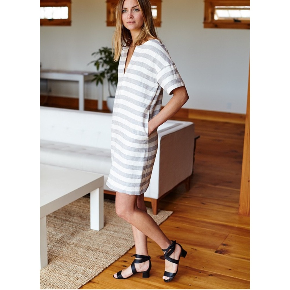 Emerson Fry linen shift dress